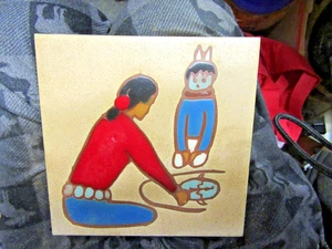 Ceramic Trivet RIO GRANDE SIMAGRES - Picture 1 of 2