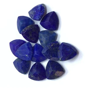 AAA Natural Lapis Lazuli Trillion Cut Loose Gemstone For Making All Type Jewelry - Picture 1 of 9