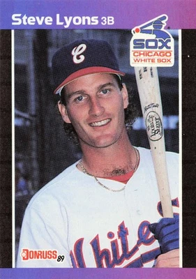 1989 Leaf Donruss Baseball #253 Steve Lyons - Image 1 of 3