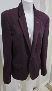 YD Blazer Sports Jacket - Burgundy Size M - Picture 1 of 5