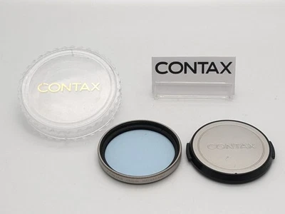 Genuine[N MINT++] Contax 46mm GK-41 Lens Cap + B2 (82A) CA Filter Set from Japan - Image 1 of 4