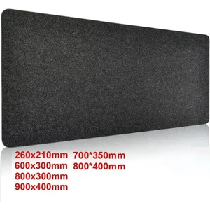 Tapis de souris en feutre de laine grande taille ordinateur bureau protecteur home office - Photo 1/12
