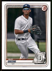 Bowman Draft Base Paper Prospect BD180 2020 Riley Greene Tigers - Imagen 1 de 2