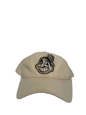 Sombrero ajustable de acrílico y lana vintage de los 90 PUMA Cleveland Indians Guardians Foto 1 de 4