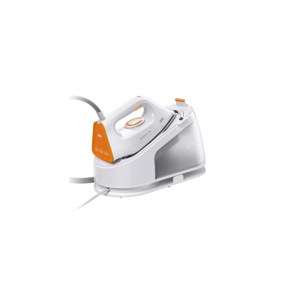 Braun IS1511WH CareStyle 1 Pro 2200 W Dampfbügelstation 110 g/min Grau Orange