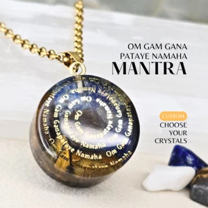 Ganesh Mantra Meditation, Wisdom - Custom Orgone Generator Energy +50 cristals - Picture 1 of 11