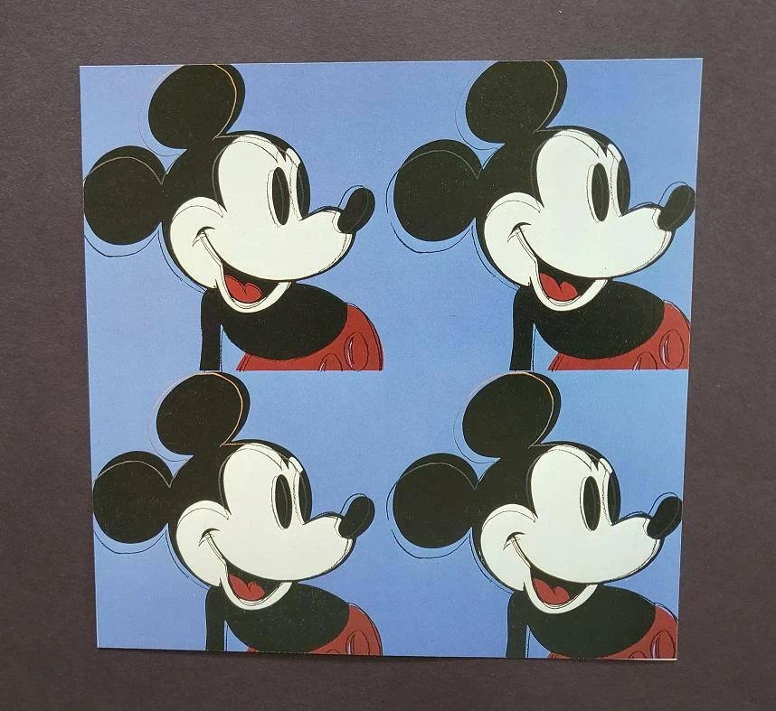 Энди Уорхол мифы: "Микки Маус" смонтированный цвет смещение литография 1983  - Изображение 1 из 1