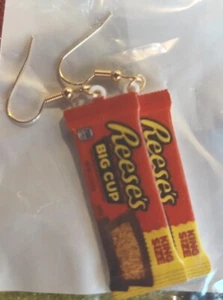 Reese's Peanutbutter Cup Earrings BNIP - Picture 1 of 1