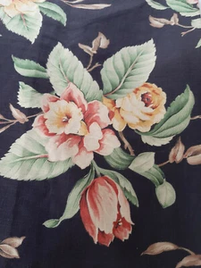 TELA DE ALGODÓN TEJIDA VINTAGE CHARLESTON de Ralph Lauren 92"" por 72"" 3+ yardas - Imagen 1 de 6