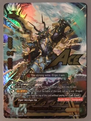 FUTURE CARD BUDDYFIGHT GARGANTUA DRAGON (DEITY DRAGON TRIBE) S-BT01/0088EN AR - image 1 of 4