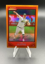 JOE BLANTON ATHLETICS 2007 Bowman Chrome Orange REFRACTOR /25 PHILLIES Non Auto