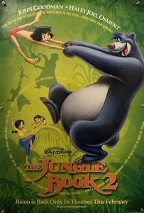 THE JUNGLE BOOK 2 Original One Sheet Movie Poster - 2003 - WALT DISNEY - Picture 1 of 5