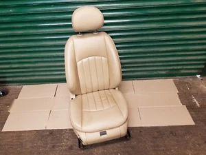 07 Mercedes CLS W219 Front Seat Beige Leather Driver Side Right Offside - Picture 1 of 9
