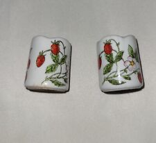 Vintage Mini Candle Holders (2)West Germany Funny Design Leuchter Strawberry