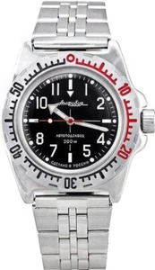 Reloj Vostok Amphibia 110647 Buzo Militar Mecánico Automático Vendedor de EE. UU. - Imagen 1 de 10