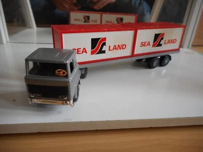 Playart Scania 141 + remorque conteneur en gris/rouge - Photo 1/2