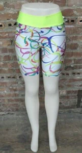 NWT Ladies Colorful Spandex Athletic Work Out Shorts Size S NEW - Picture 1 of 6