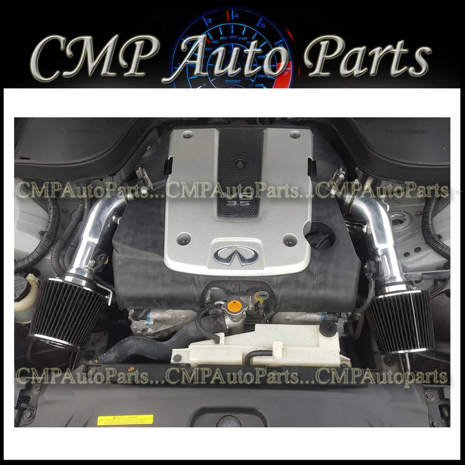 KIT DE ADMISIÓN DE AIRE DOBLE/DOBLE SEDÁN 3,5 L INFINITI G35 2007 2008 BLACK FIT 3,5 L Foto 1 de 1