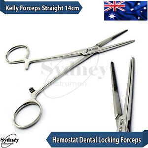 Hemostat Forceps Picking Locking Clamps Fishing Surgical Veterinary Instruments