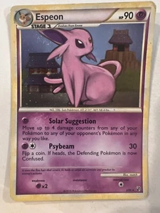 Espeon 2/90 Shattered Holo Rare HGSS Undaunted Pokemon Card - Picture 1 of 2