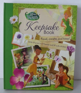Disney Fairies Keepsake Book Read Create Hardcover Book Stickers Pictures Gift - Picture 1 of 10