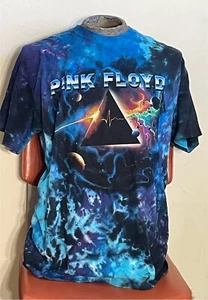 Liquid Blue Pink Floyd Space Tye Dye Tshirt - Bild 1 von 7