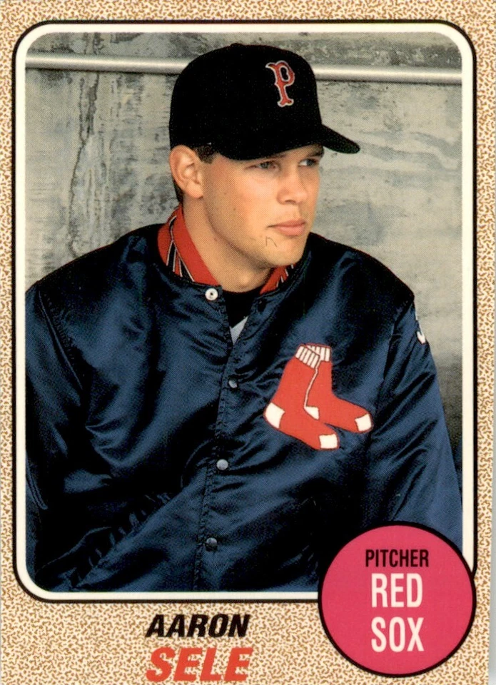 Revista de tarjetas de béisbol 1993 '68 estilo Topps #SC65 Aaron Sele Red Sox Foto 1 de 2