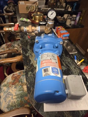 Goulds J5S 1/2HP Shallow Water Well Jet Pump 115/230V Barely Used W Fittings - Image 1 of 4