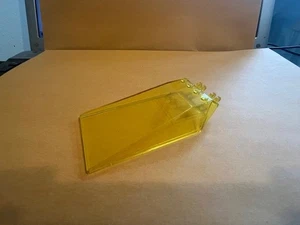 Lego 12x6x2 Windscreen Locking Dual 2 Fingers Hinge Transparent Yellow - Picture 1 of 3