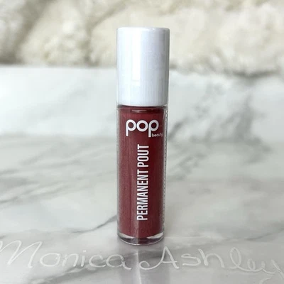 POP Beauty Permanent Pout BUBBLY RED BERRY Travel Size, Liquid Lip, New & Sealed - Image 1 of 2