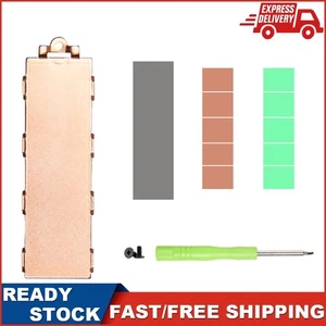 Solid State Disk Radiator Ultra-thin 0.8mm Heat Radiator for M.2 NVMe 2280 SSD - Photo 1/12