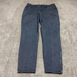 Pantalones White House Black Market gris ajustados para mujer talla 10 cremallera al tobillo - Imagen 1 de 12