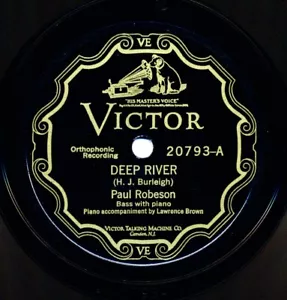 PAUL ROBESON on 1927 Victor 20793 – Deep River / I'm Goin' to Tell God All O' My - Picture 1 of 2