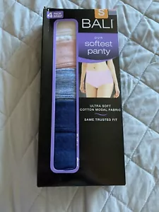 Womens BALI Ultra Soft Panty Tagless 4 TOTAL PANTIES * Variety Colors Small - Foto 1 di 5