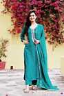 Indian Women Casual Wear Stylish Salwar Kameez Dupatta Combo Kurti Pent Combo