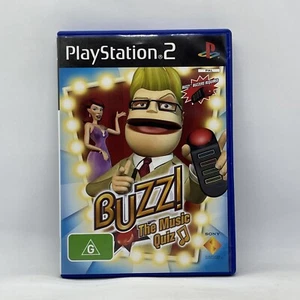 Buzz The Music Quiz Party Trivia PS2 Sony PlayStation Video Game Free Post PAL - Picture 1 of 5