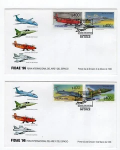 CHILE 1996 Fidae Airplane Aircraft FDC - Picture 1 of 1