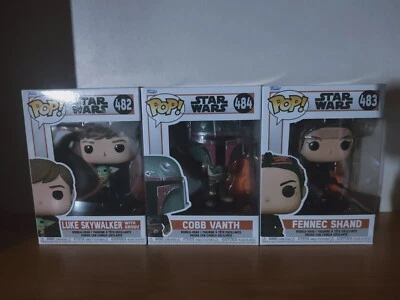 Star Wars funko pop Nuovi Lotto Di 3 Perfetti Da Collezione  - Immagine 1 di 3