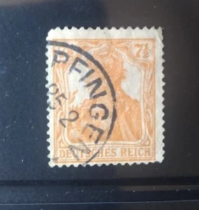 Germany 1916 - 7.5pf red orange Deutsches Reich. - Picture 1 of 2
