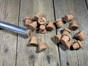 Gropes Handlebar Plugs Bar End Caps Drop Handlebar Cap Leather Wrap Cork Plugs - Picture 1 of 6