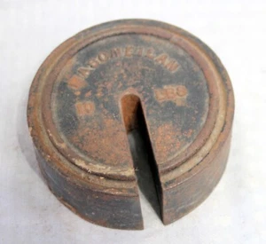 Mason Eilan 10 Pfund geschlitztes Gusseisen Kalibriergewicht Traktion #132-381 - Bild 1 von 3