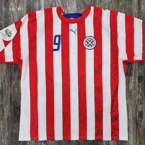 Camiseta de fútbol local Puma Paraguay 2006 Roque Santa Cruz para hombre XXL Copa Mundial Olimpia - Imagen 1 de 7