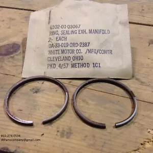 Half Track NOS Special Exhaust Manifold End Seal Ring  - Picture 1 of 1