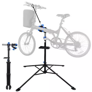 Pro Bicycle Repair Rack Steel Body Mechanic Repairing Stand 360° Clamps Rotated - Picture 1 of 12