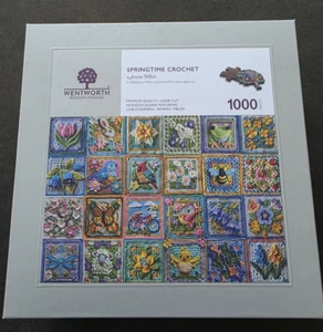 Wentworth Holzpuzzle, Springtime Crochet, 1000 Teile - Bild 1 von 1