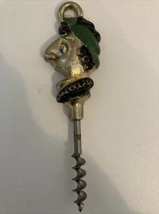 Antique Corkscrew Brass Figural Offers Open Fast Dispatch - Picture 1 of 6