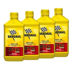 Set 4 Litros Aceite Motor BARDAHL XTC C60 10W40 Sintético Universal Moto Scooter - Imagen 1 de 2