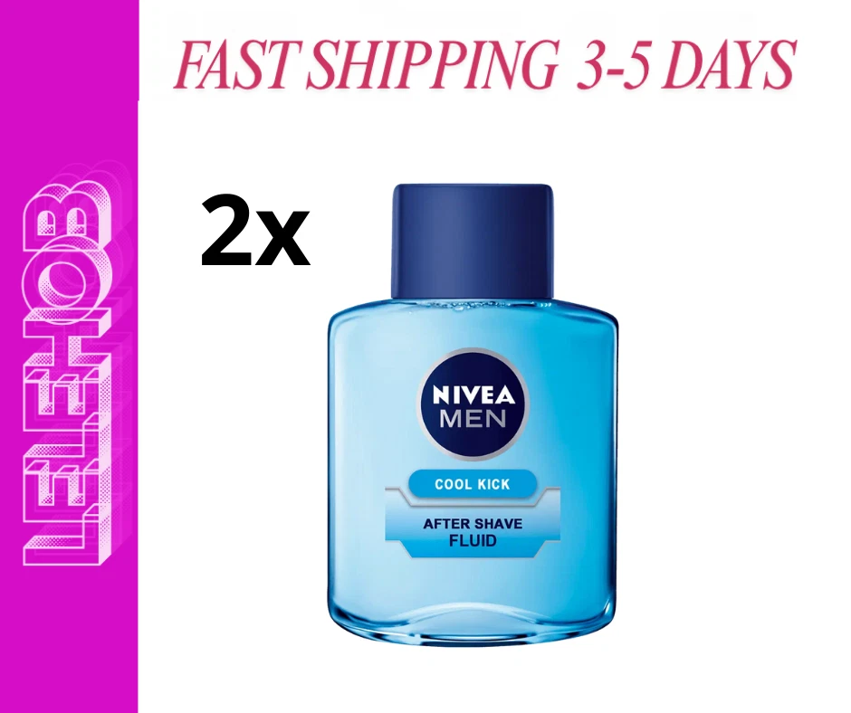 ⭐ENVÍO RÁPIDO⭐ 2x Líquido Energizante Fresco Patada Después del Afeitado Nivea 100 ml Foto 1 de 1