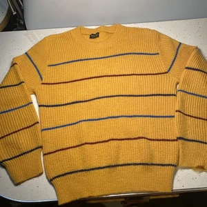 Suéter Jamaica Bay Vintage Para Hombre Rayas L Cuello Redondo Años 80’s - Imagen 1 de 12