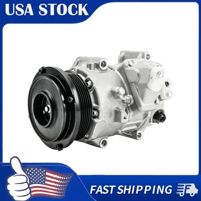 A/C Compressor w/ Clutch 59128 For 2009 Toyota Venza 2010-2015 Toyota Venza 2.7L - Image 1 of 4